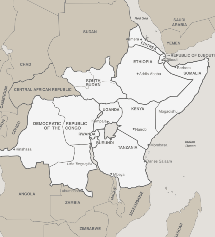 East Central Africa Map East Central Africa | Adventist.org