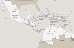 Map of the Seventh-Day Adventist Inter-American Division