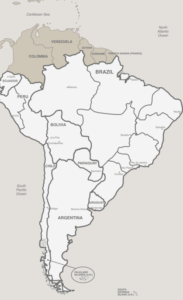 Map of the Seventh-Day Adventist South American Division